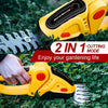 2 In 1 Cordless Electric Hedge Garden Trimmer