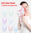 7 Colors Red Light Therapy Mask - Face & Neck Treatment