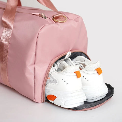 Gym Bag for Women with Shoe Compartment