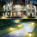 4PCS Solar Spot Lights with Motion Sensor – Waterproof Motion Activated Outdoor Light for Garden and Pathway Lighting 4