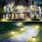 4PCS Solar Spot Lights with Motion Sensor – Waterproof Motion Activated Outdoor Light for Garden and Pathway Lighting 4