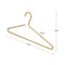 5 pcs Solid Matte Gold/Silver Clothes Coat Hanger │ Seamless Metal Wardrobe Organizer