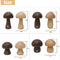 LED Mushroom Night Light with Touch Switch – Adjustable Wooden Bedside Lamp