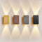 Modern Brushed Aluminum LED Wall Lamp for Indoor Use – Ideal for Bedroom and Living Room 0
