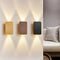Modern Brushed Aluminum LED Wall Lamp for Indoor Use – Ideal for Bedroom and Living Room 2
