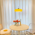 Modern Glass Pendant Light for Kitchen Island and Dining Room – E27 Base, Soft Lighting, Orange and White Design 4