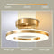 Modern LED Flush Mount Ceiling Light Fixture with Adjustable Color Temperature for Bedroom and Living Spaces 3