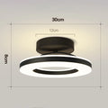 Modern LED Flush Mount Ceiling Light Fixture with Adjustable Color Temperature for Bedroom and Living Spaces 7