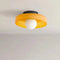 Nordic LED Flush Mount Ceiling Light Fixture – Retro Glass Design, Multi Color Options, 25/35cm for Bedroom and Living Room 3