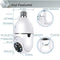 Motion Detection Security Camera Light Bulb