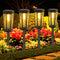 Solar Pathway Lights Waterproof LED Garden Lamps Outdoor