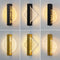 Modern LED Wall Lamp with Gold Foil Finish – Acrylic Wall Sconce for Indoor Bedroom and Living Room Lighting