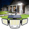 Solar Outdoor Motion Sensor Light with 3 Heads and 270° Wide Angle Waterproof Design