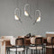 Black Nordic Magpie Bird LED Pendant Lamp – Stylish Indoor Chandelier for Kitchen and Bedroom Lighting