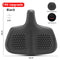 Wide Ergonomic Bike Saddle for MTB E Bike and City Bicycle Comfort