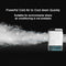 Portable Desktop Air Cooler with Dual Spray Humidifier 3-Speed Quiet Fan and Night Light