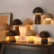 LED Mushroom Night Light with Touch Switch – Adjustable Wooden Bedside Lamp