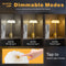 Retro Rechargeable LED Table Lamp – Touch Dimmable Brass Desk Light with 3 Color Modes for Bedroom, Restaurant & Bar