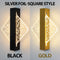 Modern LED Wall Lamp with Gold Foil Finish – Acrylic Wall Sconce for Indoor Bedroom and Living Room Lighting