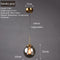 Modern Nordic Glass Pendant Lamp – Stylish Kitchen Pendant Lighting with Metal Fixture for Living and Dining Rooms