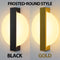 Modern LED Wall Lamp with Gold Foil Finish – Acrylic Wall Sconce for Indoor Bedroom and Living Room Lighting
