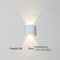 Modern Waterproof LED Wall Light for Indoor and Outdoor Use