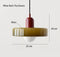 Nordic Retro Glass Chandelier Light – Adjustable Height Modern Lighting Fixture for Dining Room and Living Room