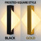 Modern LED Wall Lamp with Gold Foil Finish – Acrylic Wall Sconce for Indoor Bedroom and Living Room Lighting