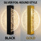 Modern LED Wall Lamp with Gold Foil Finish – Acrylic Wall Sconce for Indoor Bedroom and Living Room Lighting
