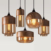 Nordic Wood Glass Pendant Light – Modern Hanging Lamp