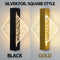 Modern LED Wall Lamp with Gold Foil Finish – Acrylic Wall Sconce for Indoor Bedroom and Living Room Lighting
