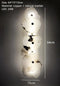 Luxury Natural Marble LED Wall Lamp with Copper Accents – Modern Indoor Wall Sconce for Bedroom and Living Room Decor