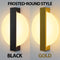Modern LED Wall Lamp with Gold Foil Finish – Acrylic Wall Sconce for Indoor Bedroom and Living Room Lighting