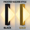 Modern LED Wall Lamp with Gold Foil Finish – Acrylic Wall Sconce for Indoor Bedroom and Living Room Lighting