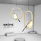 Black Nordic Magpie Bird LED Pendant Lamp – Stylish Indoor Chandelier for Kitchen and Bedroom Lighting