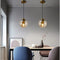 Modern Nordic Glass Pendant Lamp – Stylish Kitchen Pendant Lighting with Metal Fixture for Living and Dining Rooms