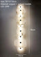 Luxury Natural Marble LED Wall Lamp with Copper Accents – Modern Indoor Wall Sconce for Bedroom and Living Room Decor