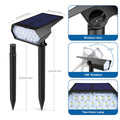 Solar LED Outdoor Spotlight with 2 Brightness Modes – Waterproof Landscape Light for Garden and Pathway Security 1