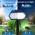 Solar LED Outdoor Spotlight with 2 Brightness Modes – Waterproof Landscape Light for Garden and Pathway Security 4