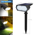 Solar LED Outdoor Spotlight with 2 Brightness Modes – Waterproof Landscape Light for Garden and Pathway Security 7