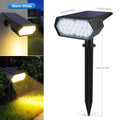 Solar LED Outdoor Spotlight with 2 Brightness Modes – Waterproof Landscape Light for Garden and Pathway Security 8