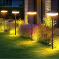 Solar Pathway Lights - 2PCS Waterproof Outdoor Garden Path Lights with 12-Hour Brightness, Easy Installation 0