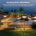 Solar Pathway Lights - 2PCS Waterproof Outdoor Garden Path Lights with 12-Hour Brightness, Easy Installation 1