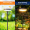 Solar Pathway Lights - 2PCS Waterproof Outdoor Garden Path Lights with 12-Hour Brightness, Easy Installation 2