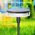 Solar Pathway Lights - 2PCS Waterproof Outdoor Garden Path Lights with 12-Hour Brightness, Easy Installation 3