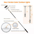 Solar Pathway Lights - 2PCS Waterproof Outdoor Garden Path Lights with 12-Hour Brightness, Easy Installation 5