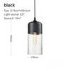 Nordic Wood Glass Pendant Light – Modern Hanging Lamp