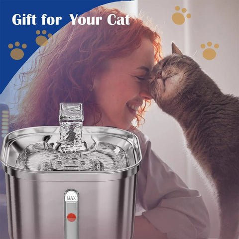 Automatic Stainless Steel Cat Water Fountain