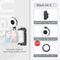Bluetooth Selfie Stick with Tripod – 4-Section Stretchable Rotating Handle for Stable Shots