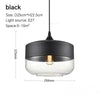 Nordic Wood Glass Pendant Light – Modern Hanging Lamp